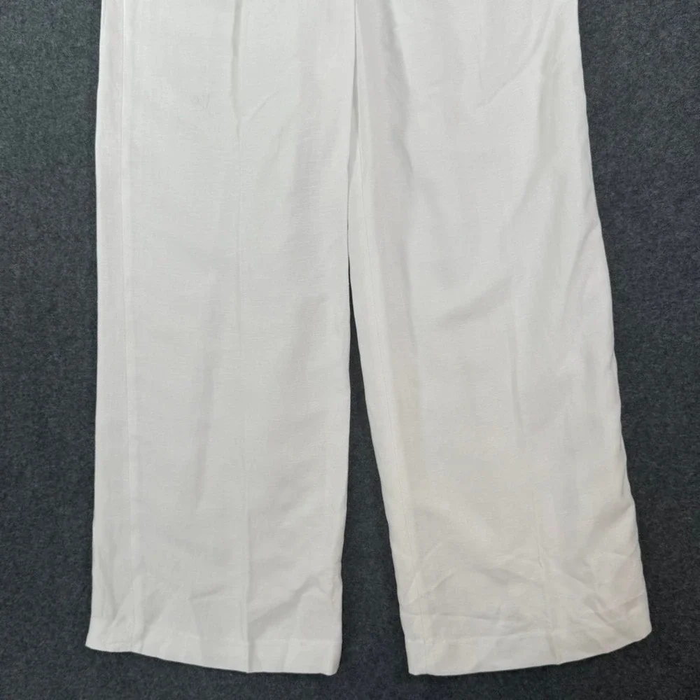 Aritzia White Wide Leg Pants
